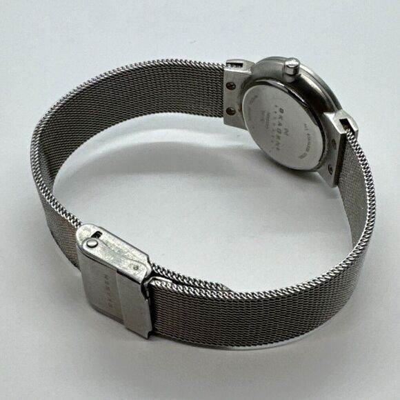 Skagen Freja 358SSSD Women Silver Stainless Steel Mesh Analog Dial Watch JNA554 main image 4